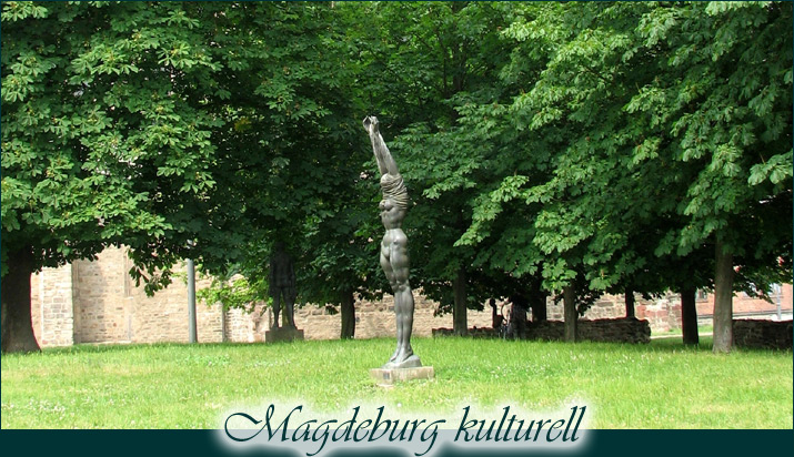 Statuen von Künstlern in Magdeburgs Parks