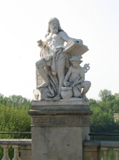 Handel, Allegorie, Zollbrücke Magdeburg